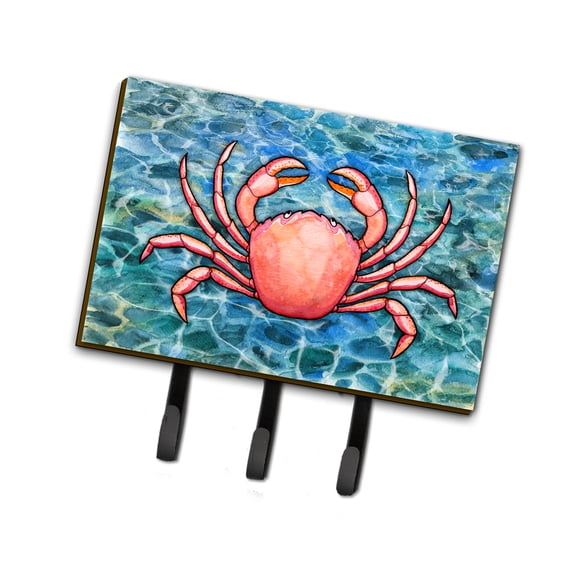 Carolines Treasures BB5346TH68 Crab Leash or Key Holder Triple Hook multicolor