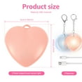 thumbnail image 6 of 2pack Rechargeable Purse Light Automatic Sensor Handbag Light Touch Activated Heart LED Lamp Mothers Day Gift (Pink+White), 6 of 11