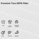 thumbnail image 4 of Filtros True HEPA de repuesto ProHEPA 9000 para VEVA 9000, 4 of 6