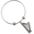 thumbnail image 1 of Emerald Park Jewelry Harp Musical Instrument Fancy Bangle, 1 of 5