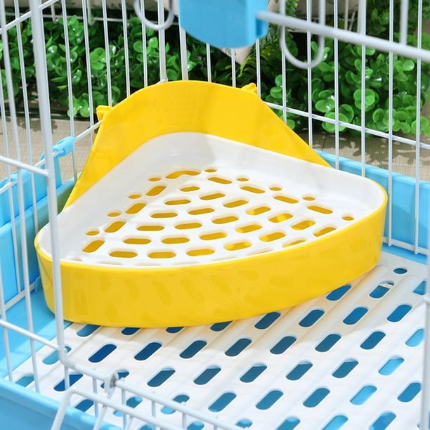 Bandeja de entrenamiento de esquina rectangular duradera para inodoro de hámstergatoconejo (amarillo) Ndcxsfigh Nuevos Originales