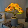 thumbnail image 1 of Rechargeable Sunflower Led Simulation Night Light Room Bedroom Bedside Decoration Atmosphere Light-Good, 1 of 2