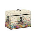 thumbnail image 2 of HELLHERO Sewing Machine Cover Black Cat Floral Decrative Case Washable Everyday Uses, 2 of 8
