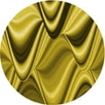 thumbnail image 1 of Ahgly Tapis Rond Lavable en Machine Intérieur Transitionnel Brun Bronze Foncé, 6 Pieds Rond, 1 of 7