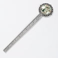 thumbnail image 2 of Christmas tree Vintage Silver Lace-Edged Bookmark: a Gift for Readers and Book Lovers, 2 of 5