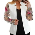 thumbnail image 2 of LOVZFMLL Vestes pour Femmes, Imprimé Dentelle, Mode Décontractée, Cardigan à Manches Longues, 2 of 5