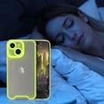 thumbnail image 2 of Compatible with iPhone 14 Case Clear Luminous Case Glow in The Dark Noctilucent Luminous Space Nebula Slim Fit Cover Protective Anti Scratch Cases Thin Translucent Protective Case Yellow, 2 of 12