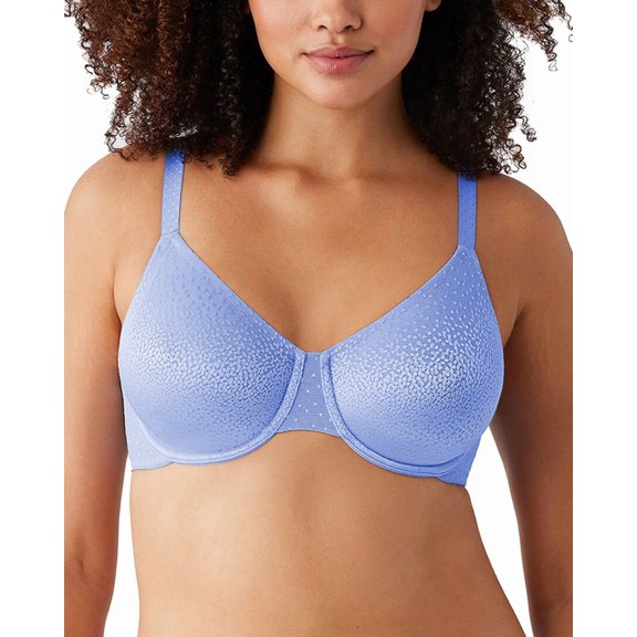 Wacoal Women's Plus Size Back Appeal Underwire Bra, Blue Hydrangea, 36C