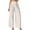 White, variant on Aobny Loose Pants for Women White Business Gaucho Pants Culottes Ankle High Waisted Womens Workout Pants