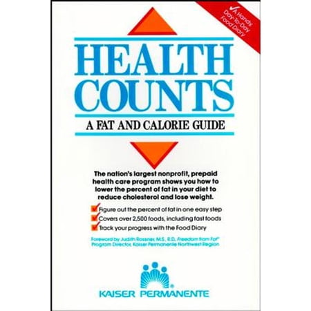 Pre-Owned Health Counts: : A Fat and Calorie Guide (Paperback 9780471529491) by Kaiser Permanente, Kaiser