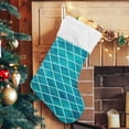 thumbnail image 5 of Coolnut 1PCS Christmas Stocking Mermaid Scale Xmas Stockings Decoration for Family Holiday Party Ornaments Decor Fireplace, 17.7 x 12 Inch, 5 of 7