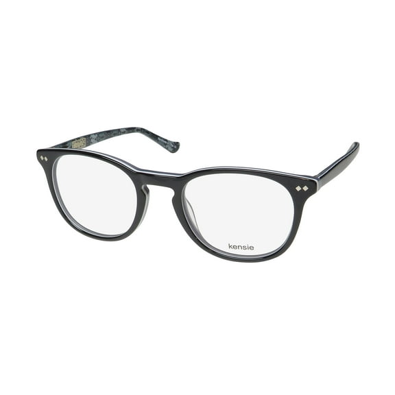 KENSIE KIND SIGNATURE PATTERN FULL-RIM VISION CARE MODERN EYEGLASS FRAME/GLASSES
