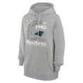 thumbnail image 2 of Unisex Starter  Heather Gray Carolina Panthers Arch Team Fleece Pullover Hoodie, 2 of 3