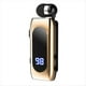thumbnail image 5 of K55 Lavalier Auriculares Inalámbricos Pantalla Digital Cable Comercial Impermeable Auriculares Intrauditivos Ultra Bluetooth,C, 5 of 5
