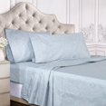 thumbnail image 2 of Cotton Rich 600 Thread Count Italian Paisley Sheet Set  California King-Blue, 2 of 5