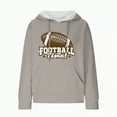 thumbnail image 4 of Xudanell Womens Hoodie Vintage Pullover Graphic Sweatshirt Clothes for Women Colourful Football Print Sweatshirt with Hood Grey M, 4 of 5