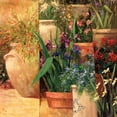 thumbnail image 3 of Fronckowiak, Art 12x12 Black Modern Framed Museum Art Print Titled - Flower Pots Left, 3 of 5