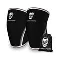 thumbnail image 1 of Rodilleras Gymreapers (1 par) con bolsa de gimnasio - Aprobadas por la IPF - Rodilleras y soporte de compresión para sentadillas, levantamiento de pesas, fitness y levantamiento de potencia - Par de r, 1 of 5
