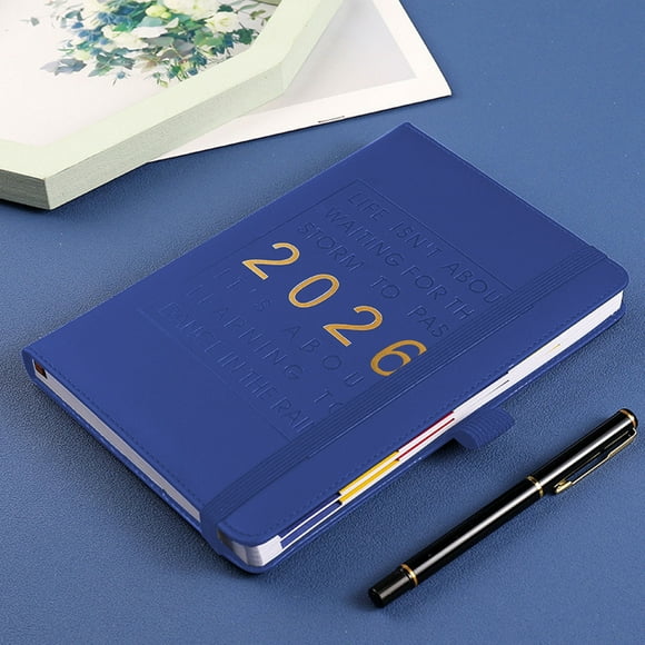 Qonioi 2026 Daily Planner, 365 Day Agenda Notebook with Hourly Schedule, 2025-2026 Academic Year Planner for Time Management Work School