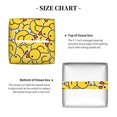 thumbnail image 5 of Yiaed Duck1 Print Tissue Box Cover, PU Leather Decorative Organizer for Tabletop, Bathroom, Car, Office Creative Decorative, 5 of 7