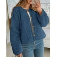 thumbnail image 3 of PRETTYGARDEN Women's Winter Faux Fur Coats Fuzzy Fleece Cropped Jackets Buttons Warm Casual Trendy Fall Fashion Clothes, 3 of 10
