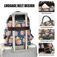 thumbnail image 4 of JIALIOU Mini Backpack Purse for Women Quilted Casual Daypack Small Travel Shoulder Bag, Cute Bear in Popcorn, 4 of 7