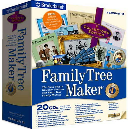 Family Tree Maker Collector's Edition - (v. 11) - box pack - 1 user - CD - Win