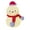Red, variant on Cute Mini Christmas Snowman LED Night Button Battery Powered Ideal for Bedroom Decoration