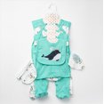 thumbnail image 2 of Gibobby 8Pcs Infant Newborn 6-9 Months Boy Girl Fall Winter Clothes Sets Jumpsuit+Romper+Tops+Hat+Pants+Bib+Sock Shoses Outfits Set Casual Daily Wear Infant Gift Layette Outfit Set,Blue, 2 of 6