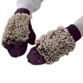 thumbnail image 2 of Purple Gloves Mittens Women's Knitted Warm Cartoon Hedgehog Winter Fleece Cotton Thick Gloves, 2 of 6