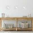 thumbnail image 2 of Northlight Set of 3 Arched Floral Matte White Wall Mirrors 9.5", 2 of 8