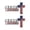 Multicolor-2pc#003, variant on Blessed Jesus Edition Cross Metal Car Emblem, Raised 3D Chrome Christian American Flag Auto Badge, Metal Cross Christian Car Stickers for Truck, SUV (2pc)