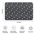 thumbnail image 3 of Dark Blue Unicorn Christmas Pattern Bathroom Rugs Mat,Non Slip Microfiber Bathroom Rug,Rubber Backing,Soft Bathroom Mats for Bathroom Floor,Tub and Shower,17x27in(43x68cm), 3 of 5