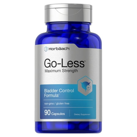 Go Less Bladder Control Pills | 90 Capsules | for Women and Men | by Horbaach