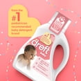 thumbnail image 2 of Dreft Liquid Laundry Detergent for Babies, Tackles 100% of Common Baby Stains, Unscented Laundry Detergent, 84 fl oz, 64 Loads, 2 of 15