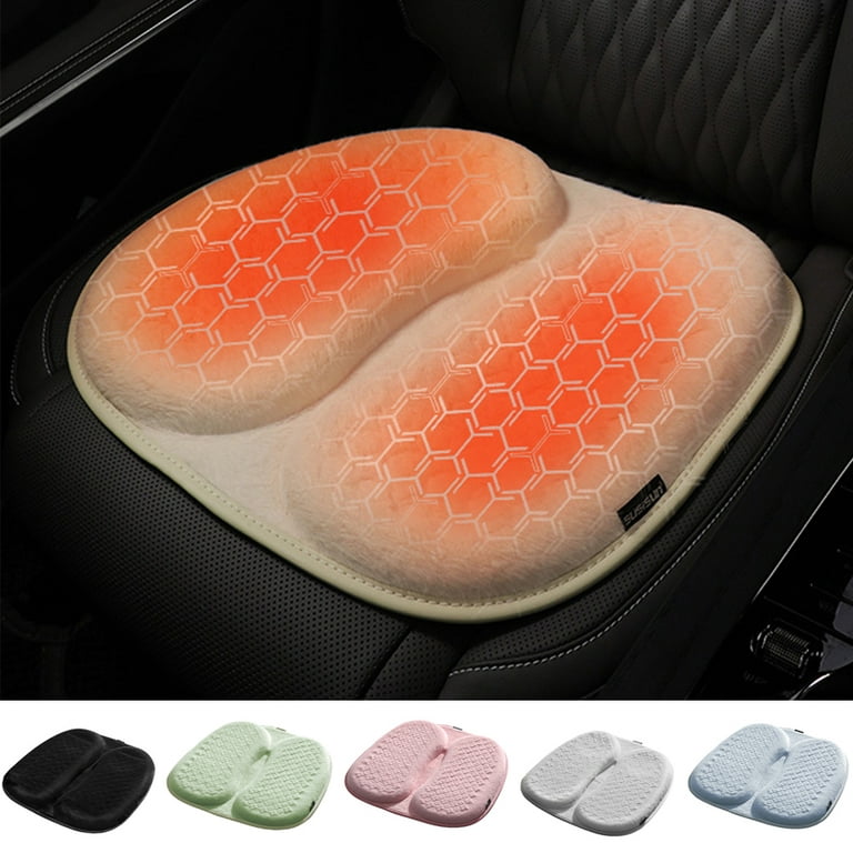 Car Seat Cushion High-Density Pad for Car Driver Seat Office Chair Wheelchair Coccyx Support Hip, Nerve, Sciatica, Sacrum Back Pain Relief Seat