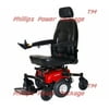 Shoprider - 6Runner 10 - Midwheel Drive Power Chair - 18"W x 17.5"D - Red