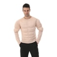 thumbnail image 1 of Camisa muscular ErasPooky acolchada para hombre, color beige, para disfraz, 1 of 5