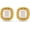 Gold B, variant on Chunky Gold Pearl Earrings For Women Big Baroque Pearl Earrings Unique Square Earrings Trendy Jewelry