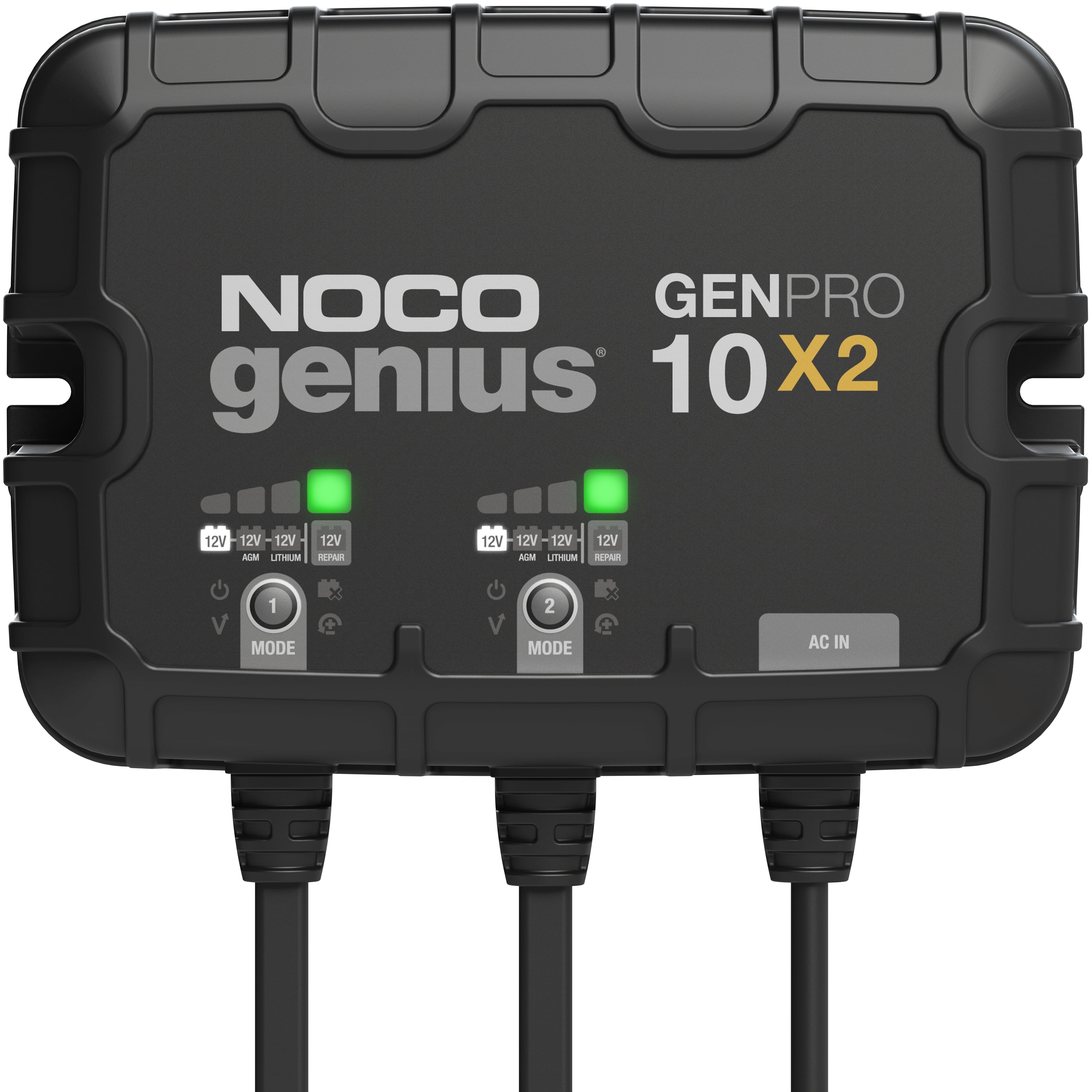 NOCO Genius GEN5X2: 2-Bank 10A (5A/Bank) 12V Onboard Battery