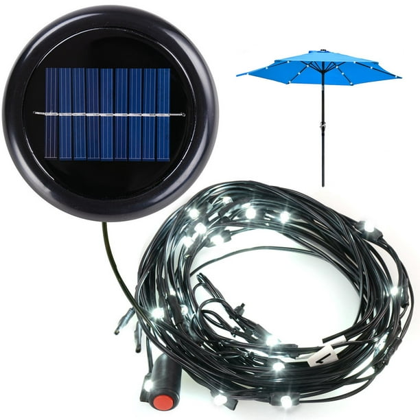 Yescom 30 Led Solar String Light Cool, Replacement Solar Lights For Patio Umbrella