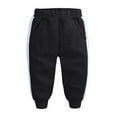thumbnail image 3 of SGMVNU Boys Sweatpants Joggers Elastic Waist Winter Warm Trousers Fleece Athletic Workout Kids Clothes Boys Joggers with Pockets(Size 13-14 Years, Black), 3 of 9