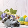 thumbnail image 2 of BINGLI Mini Realistic Easter Stuffed Animal Statues - Lifelike Simulation Animal Models for Shelf Decor, Spring Photography Backdrops, Easter Themed Displays, Creative Gift Box Toppers, 2 of 7