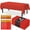 Red, variant on Mitzzllc Plastic Table Cloth Disposable 8 Pack,54 x 108 Inch Leakproof & Sturdy Decorative Tablecloths,Waterproof White Rectangle Table Cover