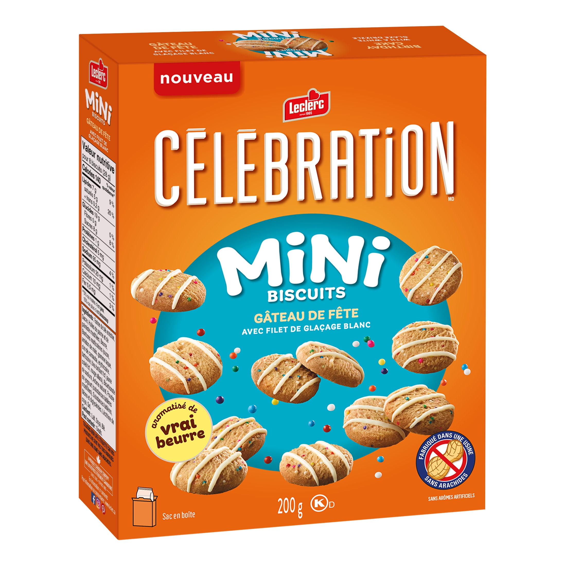 MINI.BISC.ANNIVERSAIRE.CELEBRATION 200g each box