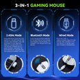 thumbnail image 3 of Ratón para juegos YPBDAN inalámbrico 65g 5 DPI ajustable Bluetooth, 3 of 9