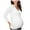 White, variant on Women's Maternity Nursing Tops Long Sleeve Breastfeeding Top Tee Shirt Double Layer Pregnancy Shirt