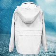 thumbnail image 4 of Outdoor Hiking Jacket With Hood Breathable Raincoat For Trekking & Leisure Mid Length Windbreaker Coat Lightweight Jacket with Hood Women Womens Tall Rain Jacket Raincoat for Women Nylon Rain Coats, 4 of 8