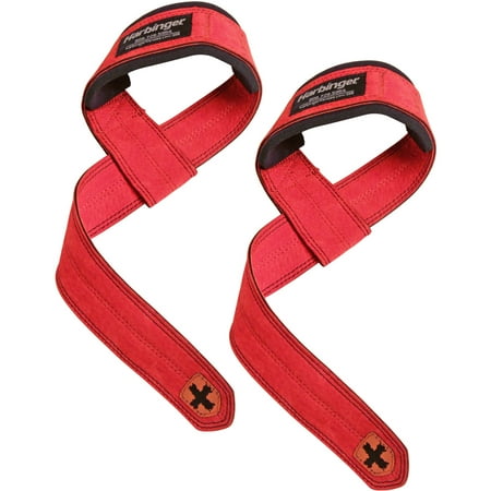 Harbinger Padded Leather Lifting Straps