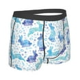 thumbnail image 2 of Rateoe Rabbit2 Mens Boxer Briefs Poly Spandex Performance Boxer Briefs Underwear Hem Boxer Briefs - X-Large, 2 of 8